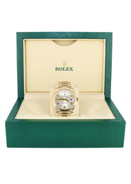 Rolex Day-Date 40 Presidential | 18k Yellow Gold 228238| Silver Roman Dial | Fluted Bezel