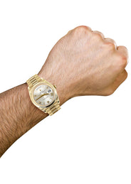 Rolex Day-Date 40 Presidential | 18k Yellow Gold 228238| Silver Roman Dial | Fluted Bezel