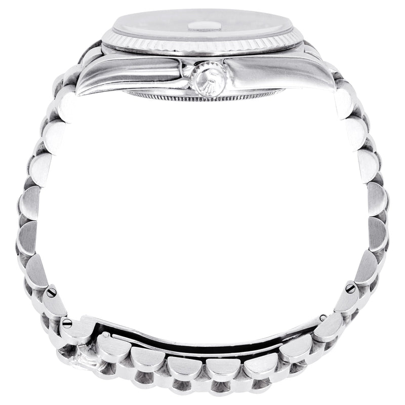 Rolex Day-Date 40 Presidential | Platinum 228206 | Ice Blue Roman Dial | Dome Bezel