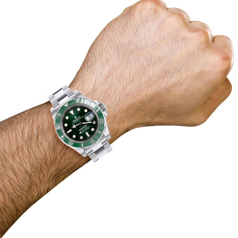 Rolex Submariner | Stainless Steel 116610LV | Green Dial | Green Ceramic Bezel | Hulk