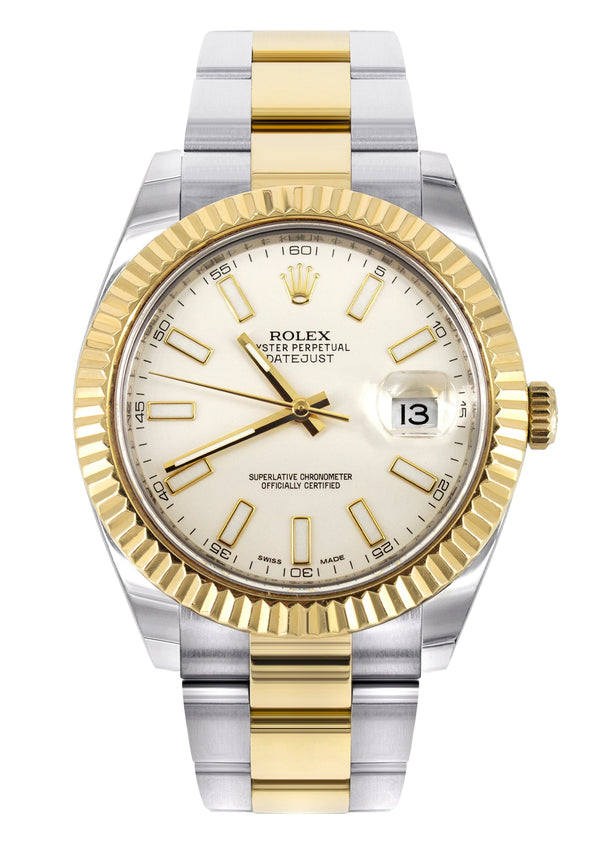 ROLEX DATEJUST II 41 MM | OYSTER STEEL WATCH