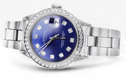 Diamond Rolex Date 34 MM | 2.25 CARAT | CUSTOM DIAMOND DIAL | OYSTER BAND
