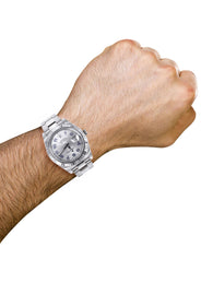 ROLEX DATEJUST II 41 MM | OYSTER BAND | STEEL WATCH | SILVER ARABIC DIAL