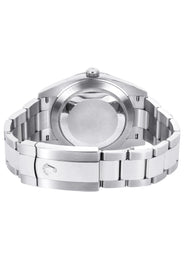 ROLEX DATEJUST 41 MM | OYSTER BAND | STEEL WATCH | FACTORY BLUE DIAMOND | 18K FLUTED BEZEL
