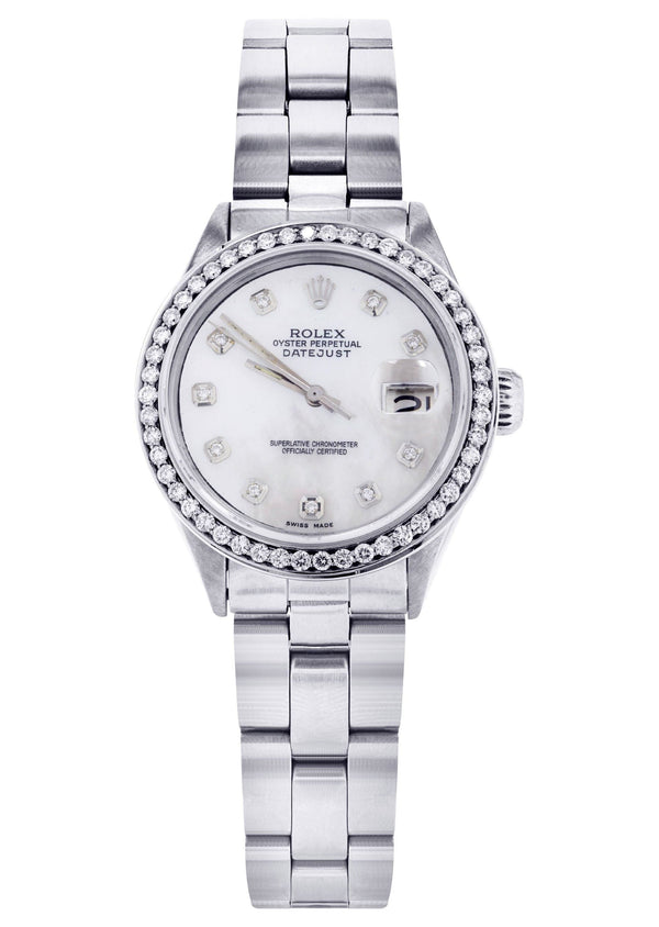 Diamond Rolex Datejust 36 MM | 2 Carat | Diamond Mother of Pear Dial