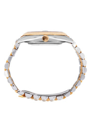 ROLEX DATEJUST 36 MM | TWO TONE 18K ROSE & STEEL WATCH | FACTORY MOTHER OF PEARL DIAMOND DIAL| 116231 | 18K FLUTED BEZEL