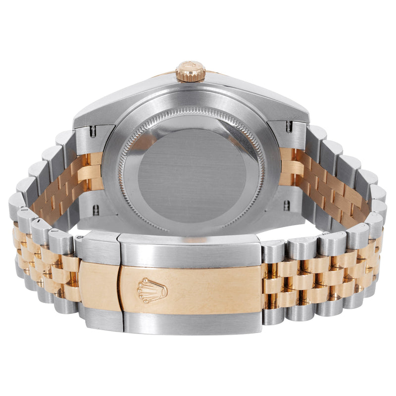 ROLEX DATEJUST 41 MM | 18K ROSE GOLD & STEEL WATCH | JUBILEE BAND | SUNDUST INDEX