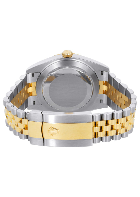 ROLEX DATEJUST 41 MM | 18K YELLOW GOLD & STEEL WATCH | JUBILEE BAND | CHAMPAGNE INDEX
