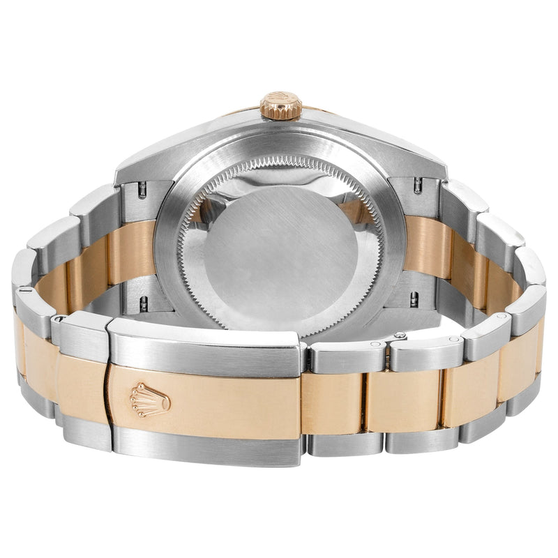 ROLEX DATEJUST 41 MM | 18K ROSE GOLD & STEEL WATCH | JUBILEE BAND | SUNDUST INDEX