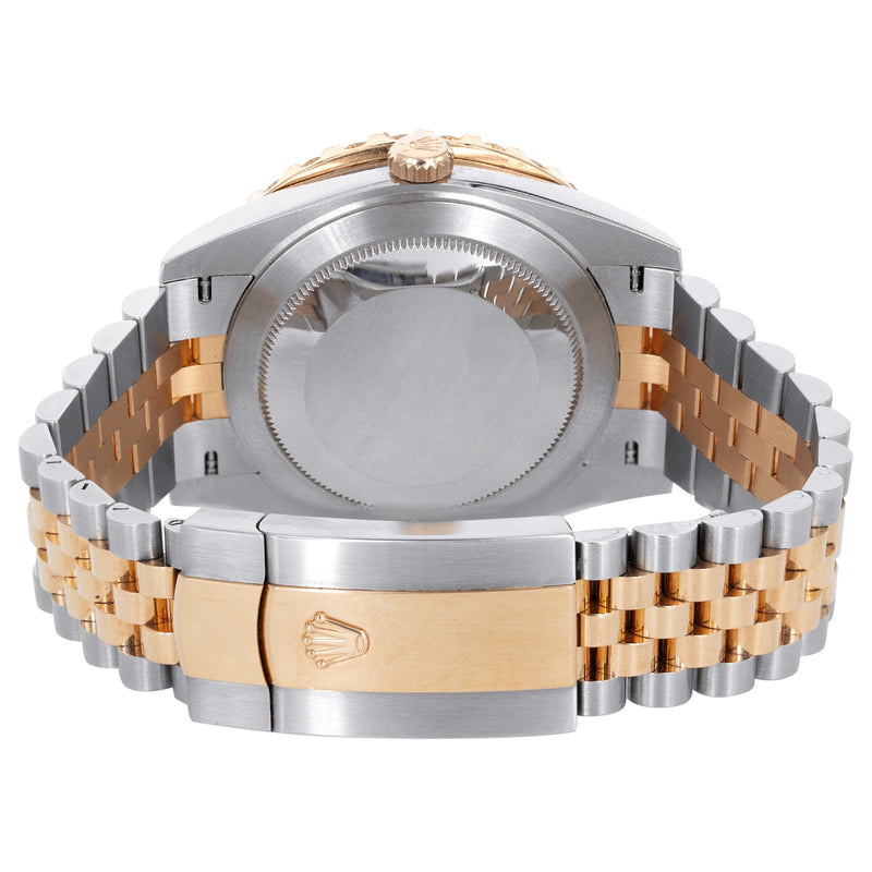 ROLEX DATEJUST 41 MM | 18K ROSE GOLD & STEEL WATCH | JUBILEE BAND | 5.00 CT DIAMOND BEZEL