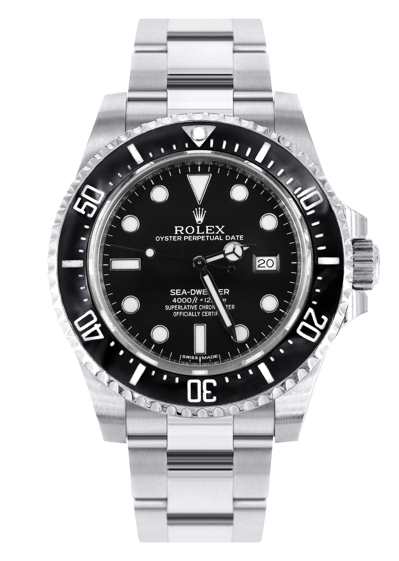 ROLEX SEA-DWELLER 40 MM | STEEL WATCH | OYSTER BAND | CERAMIC BLACK BEZEL