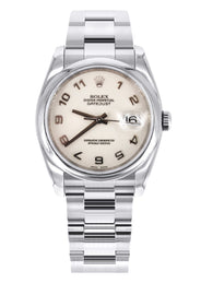ROLEX DATEJUST 36 MM | OYSTER STEEL WATCH