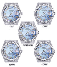 Womens Rolex Datejust Watch 16200 | 36Mm | Blue Mother Of Pearl Roman Numeral Dial | Jubilee Band
