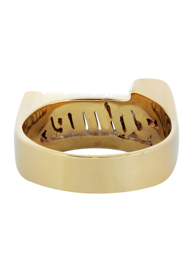 14K Diamond Gold Name Ring | Appx. 14.8 Grams