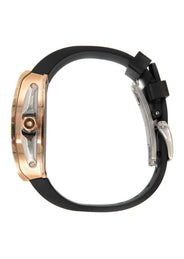 Frost NYC Mens Watch - Automatic Skeleton Rose Sport Watch | FRST-01-RC | Black
