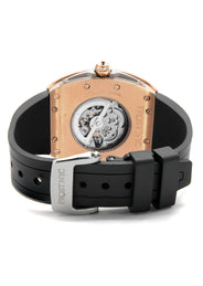 Frost NYC Mens Watch - Automatic Skeleton Rose Sport Watch | FRST-01-RC | Black