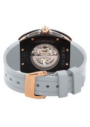 Frost NYC Mens Watch - Automatic Skeleton Carbon Fiber Rose Sport Watch | FRST-01-CFR | Gray