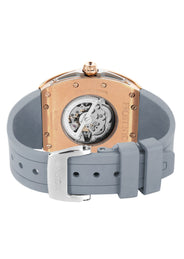 Frost NYC Mens Watch - Automatic Skeleton Rose Sport Watch | FRST-01-RC | Gray