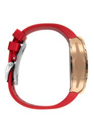 Frost NYC Mens Watch - Automatic Skeleton Rose Sport Watch | FRST-01-RC | Red
