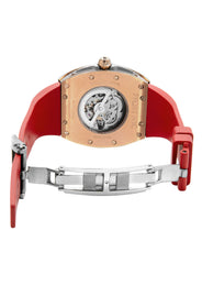 Frost NYC Mens Watch - Automatic Skeleton Rose Sport Watch | FRST-01-RC | Red