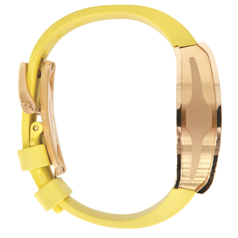 Frost NYC Mens Watch - Automatic Skeleton Rose Sport Watch | FRST-01-RC | Yellow