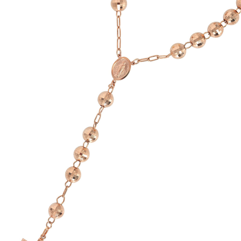 Rosary Rose Gold Chain 10K