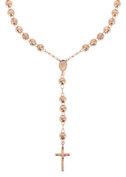 Rosary Rose Gold Chain 10K