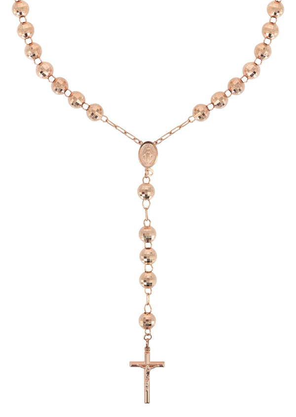 Rosary Rose Gold Chain 10K
