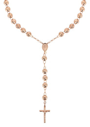14K Rose Gold Rosary Chain