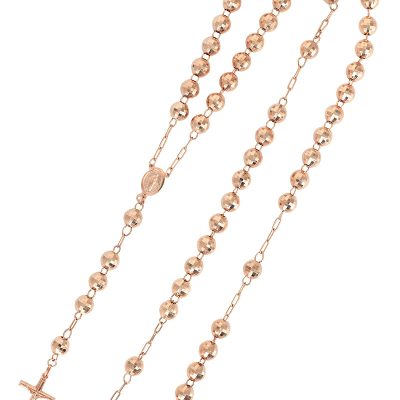14K Rose Gold Rosary Chain