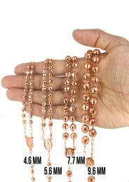 Rosary Rose Gold Chain 10K