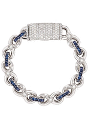High End Jewelry - Iced Out Sapphire Bracelet
