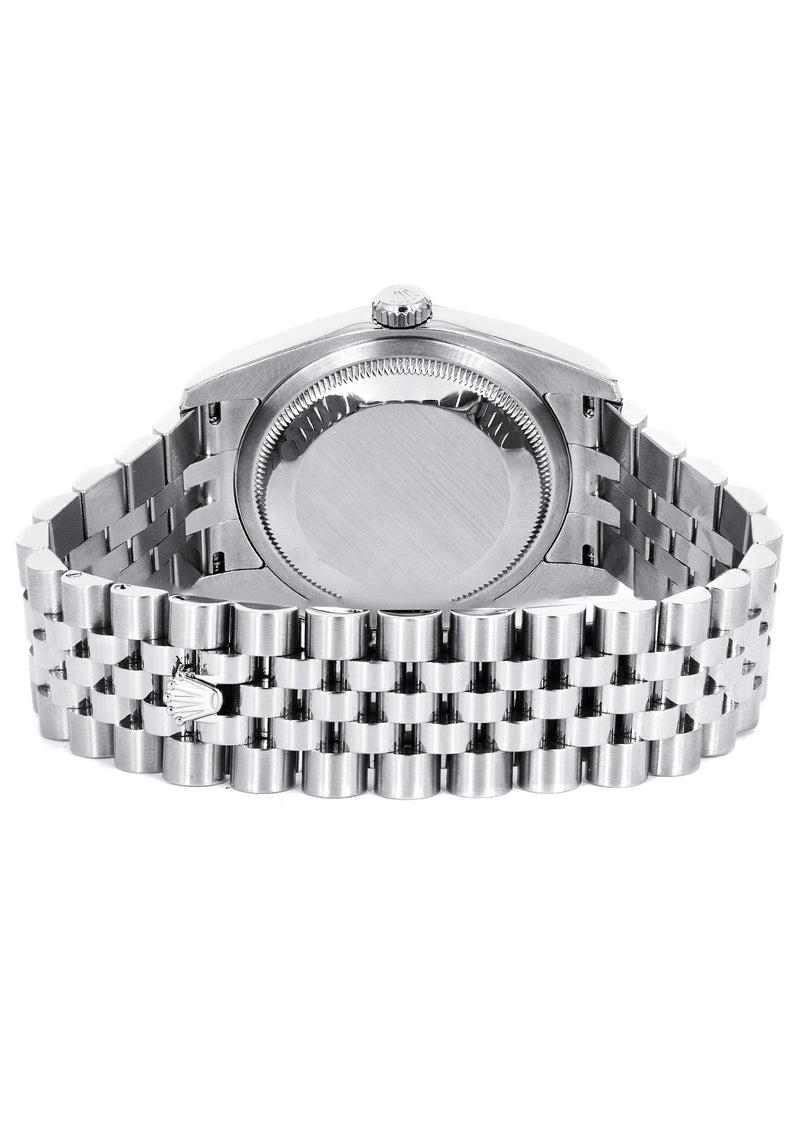 ROLEX DATEJUST 36MM | FACTORY MOTHER OF PEARL DIAL | JUBILEE BAND | HIDDEN CLASP | FLUTED BEZEL | 116234