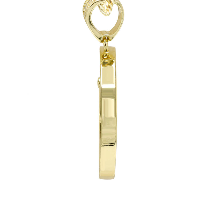 Silver Necklace - Gold Masonic Sign Necklace | 26.4 Grams