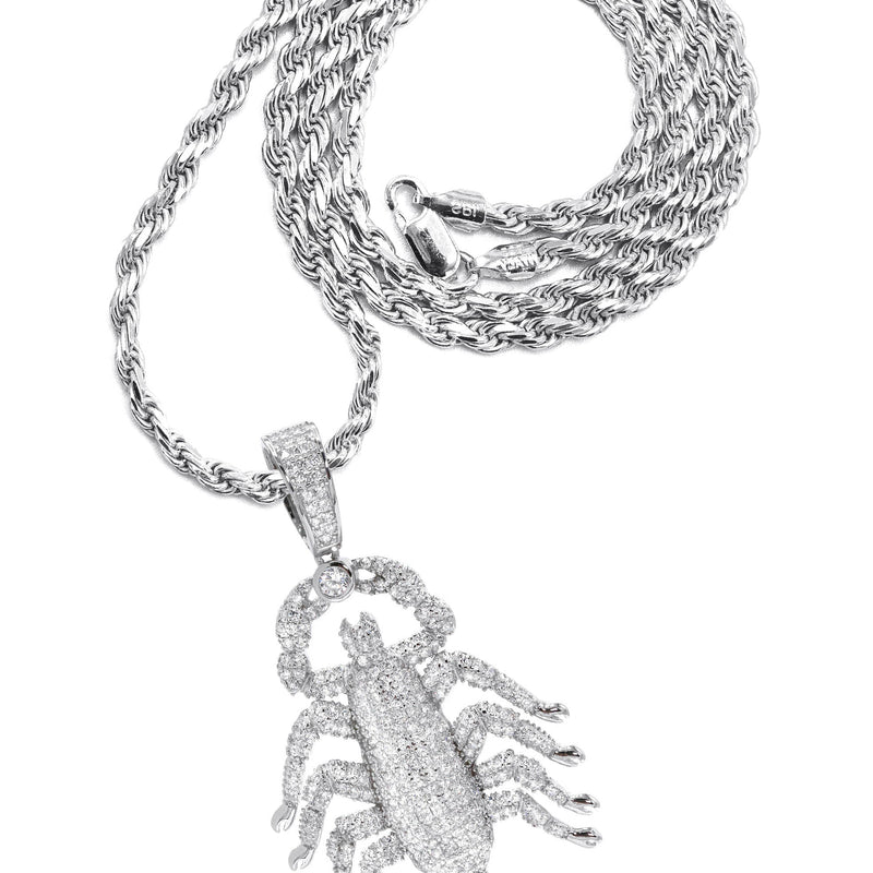 Silver Scorpion Necklace | 33 Grams