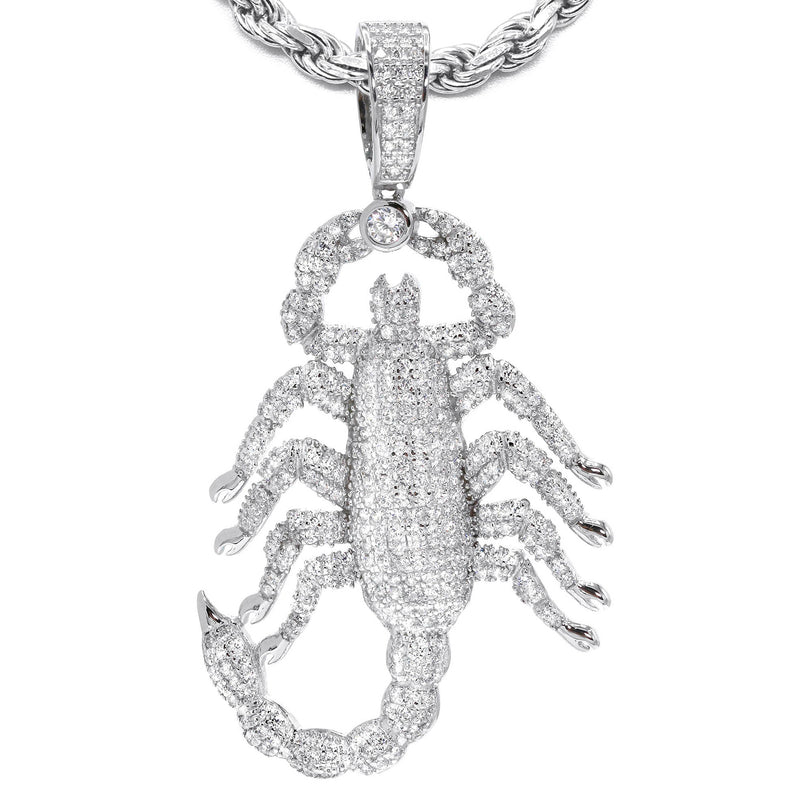 Silver Scorpion Necklace | 33 Grams