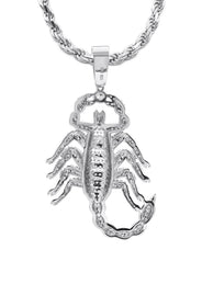 Silver Scorpion Necklace | 33 Grams
