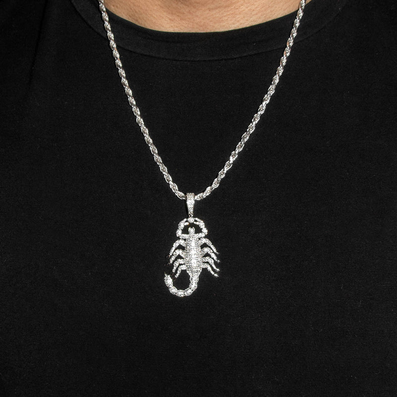 Silver Scorpion Necklace | 33 Grams
