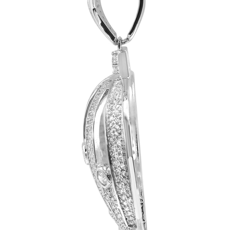 Silver Pendant - Silver Crown Pendant | Appx 12.2 Grams
