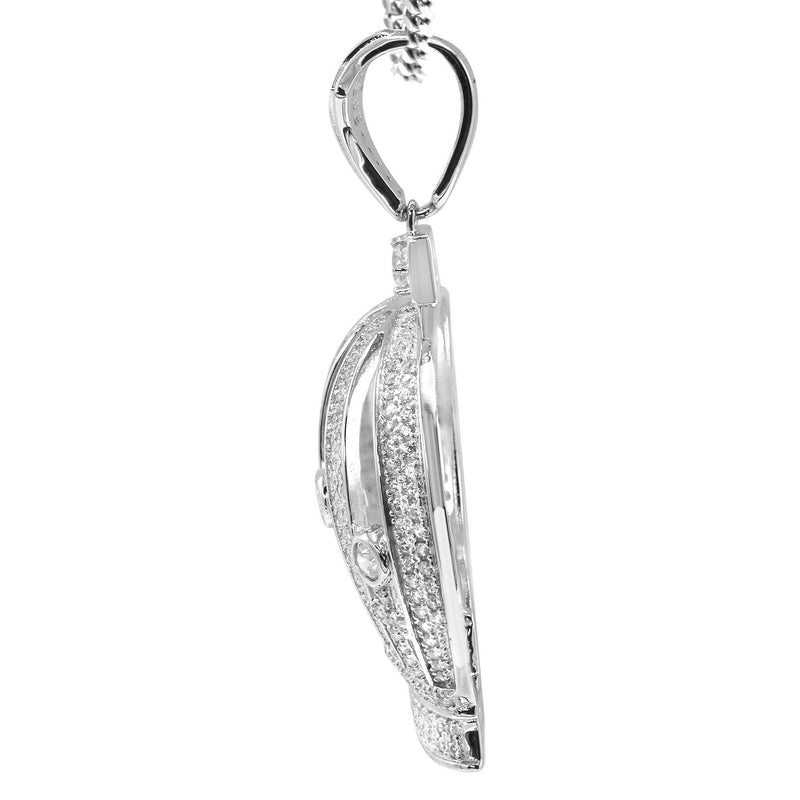 Silver Crown Necklace | 33.2 Grams