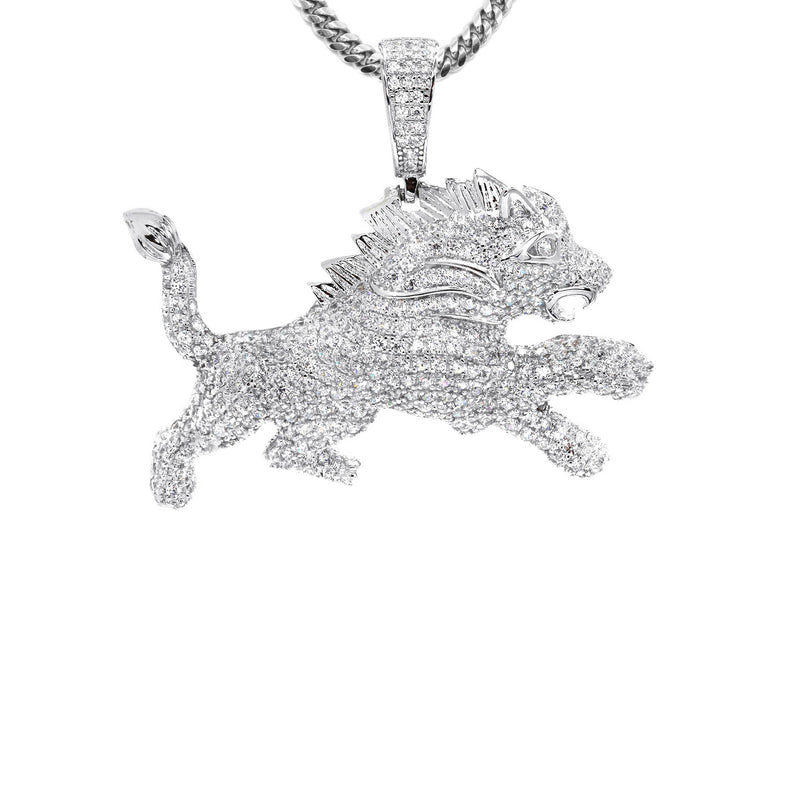 Silver Lion Necklace | 31.8 Grams