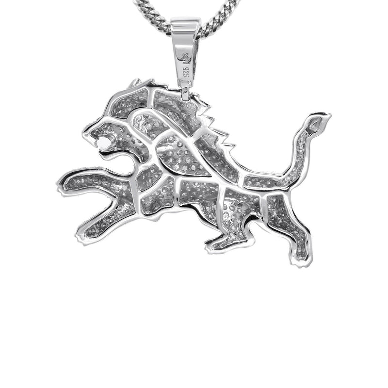 Silver Lion Necklace | 31.8 Grams