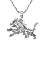 Silver Lion Necklace | 31.8 Grams