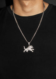 Silver Lion Necklace | 31.8 Grams