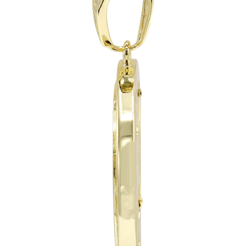Silver Pendant - Gold Jesus Pendant | Appx 9.2 Grams