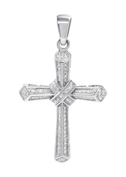 Silver Pendant - Silver Cross Pendant | Appx 3.4 Grams