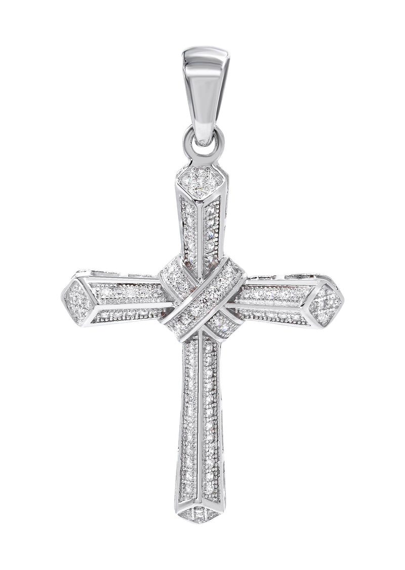 Silver Pendant - Silver Cross Pendant | Appx 3.4 Grams