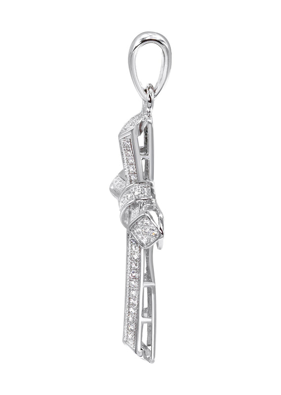 Silver Pendant - Silver Cross Pendant | Appx 3.4 Grams