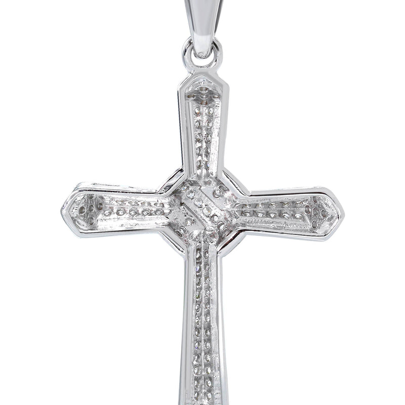 Silver Pendant - Silver Cross Pendant | Appx 3.4 Grams