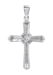 Silver Pendant - Silver Cross Pendant | Appx 3.4 Grams